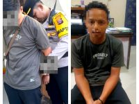 Personel SPKT Polresta Palangka Raya saat mengamankan pelaku dugaan perbuatan tidak menyenangkan di sebuah rumah kost wilayah Kelurahan Menteng