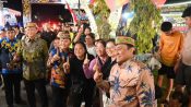 Gubernur Agustiar Sabran menghadiri Huma Betang Night Hari Jadi Pulang Pisau.