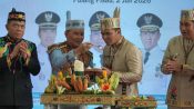 Gubernur Agustiar Sabran menghadiri ramah tamah Hari Jadi Pulang Pisau ke-24.