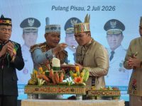 Gubernur Agustiar Sabran menghadiri ramah tamah Hari Jadi Pulang Pisau ke-24.