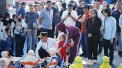 Gubernur Agustiar Sabran menghadiri puncak peringatan HAN dan HARGANAS 2026 di Bundaran Besar Talawang Palangka Raya.