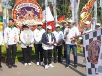 Karnaval Budaya Hari Jadi ke-24 Kabupaten Murung Raya di Puruk Cahu yang dihadiri Bupati Heriyus